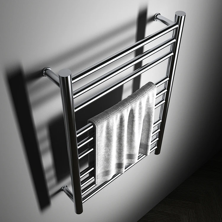 2022 China Foshan Factory Direct Sale Bathroom Wall Mounted Towel Heater 304 Stainless Steel Electric Towel Racks 9005RT