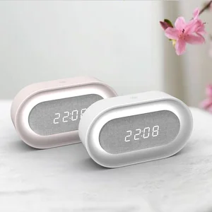 Factory Direct Digital Alarm Clock with LED Night Light Bedside Rechargeable Battery Touch Dimmer
