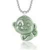 Colgante de jade con forma de mono D867