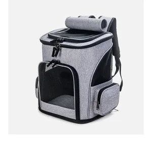 Custom Cat Dog Carrier Airline Approved Expandable Foldable Portable Breathable Wear Resistant Luxury High-end cat Bag Pet Carri