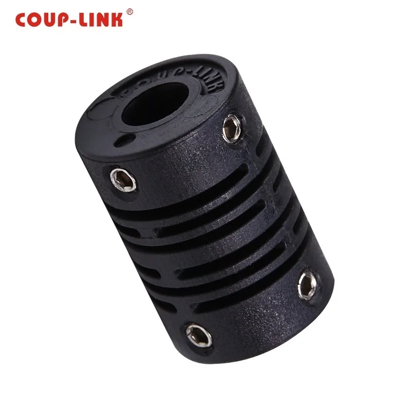 Small Plastic Spider Motor Encoder Shaft Coupling With Standard Bolt Plastic Flexible Encoder Shaft Coupling Coupler 22Mm