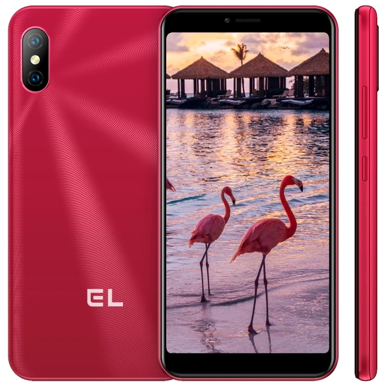 EL 6C Smartphone shops 1GB+16GB 5.5 inch Android 8.1 Quad Core 4G Dual SIM - Red