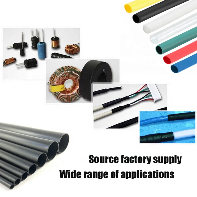 125 C Multi-color small package bag heat shrink tube insulation heat shrink tube sleeve details