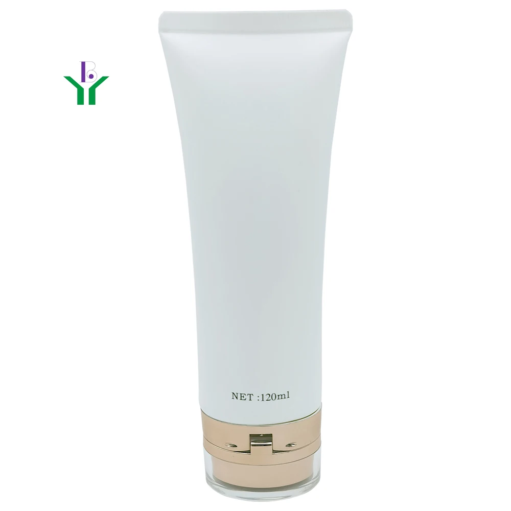 Custom Capacity 5ML 20ML 59ML 100ML 200ML 100g 400g Chrome Plated Frosted Plastic Cosmetic Tube