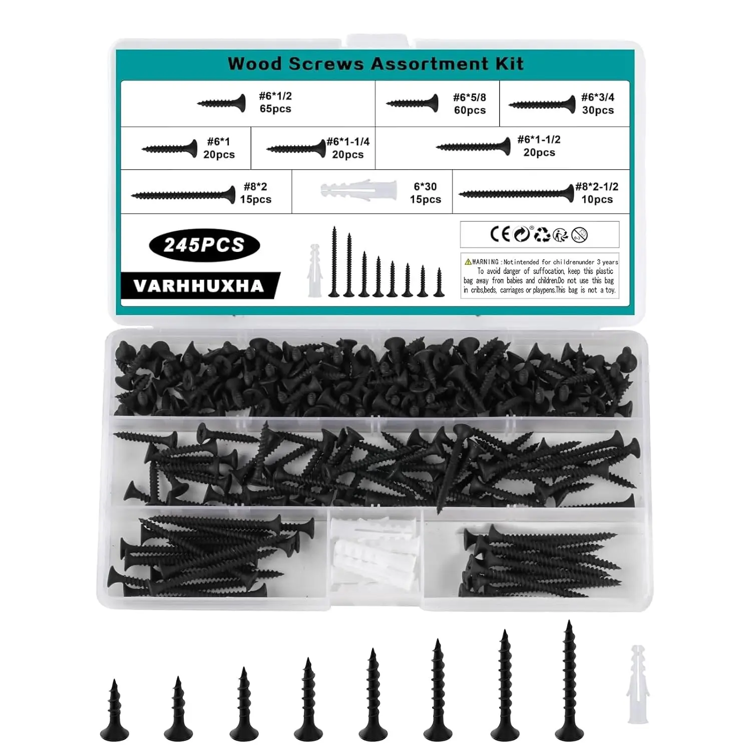 Din Standaard Grove Schroefdraad Machineschroeven Gipsplaat Schroef Plastic Strip Zinkstaal Gipsplaat Schroeven - M4 M8 Maten 25 mm 50 mm Inch Metrisch