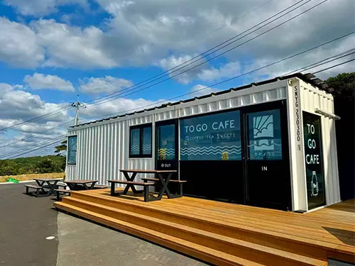 Modern Prefab 20ft 40ft Shipping Container Coffee Shops