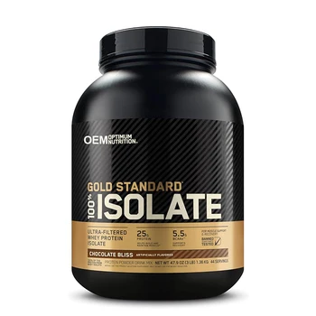 Gold Standard Whey Isolate Protein Supplements Custom OEM Label Wholesale Gym Powder Not for Children