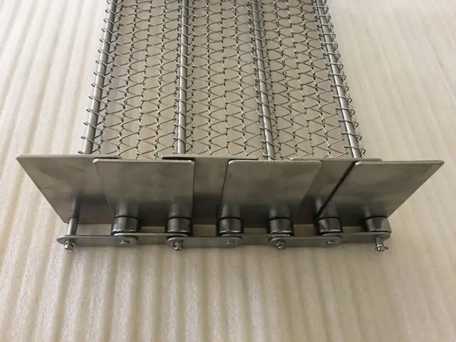 Expert MakerCustomized Technical Support SUS316 Reliable Fine Welding Sausage Bread Meat Seafood Mesh Belt for Food Conveyor 3