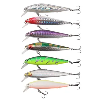 Silver 50mm Plastic Micro Lure Minnow Long Casting Slow Sinking Bait Topmouth Culter Pencil for Freshwater Carp Target – Minnow – view 2