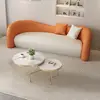 Arancione con bianco [pelle antigraffio resistente all'abrasione]