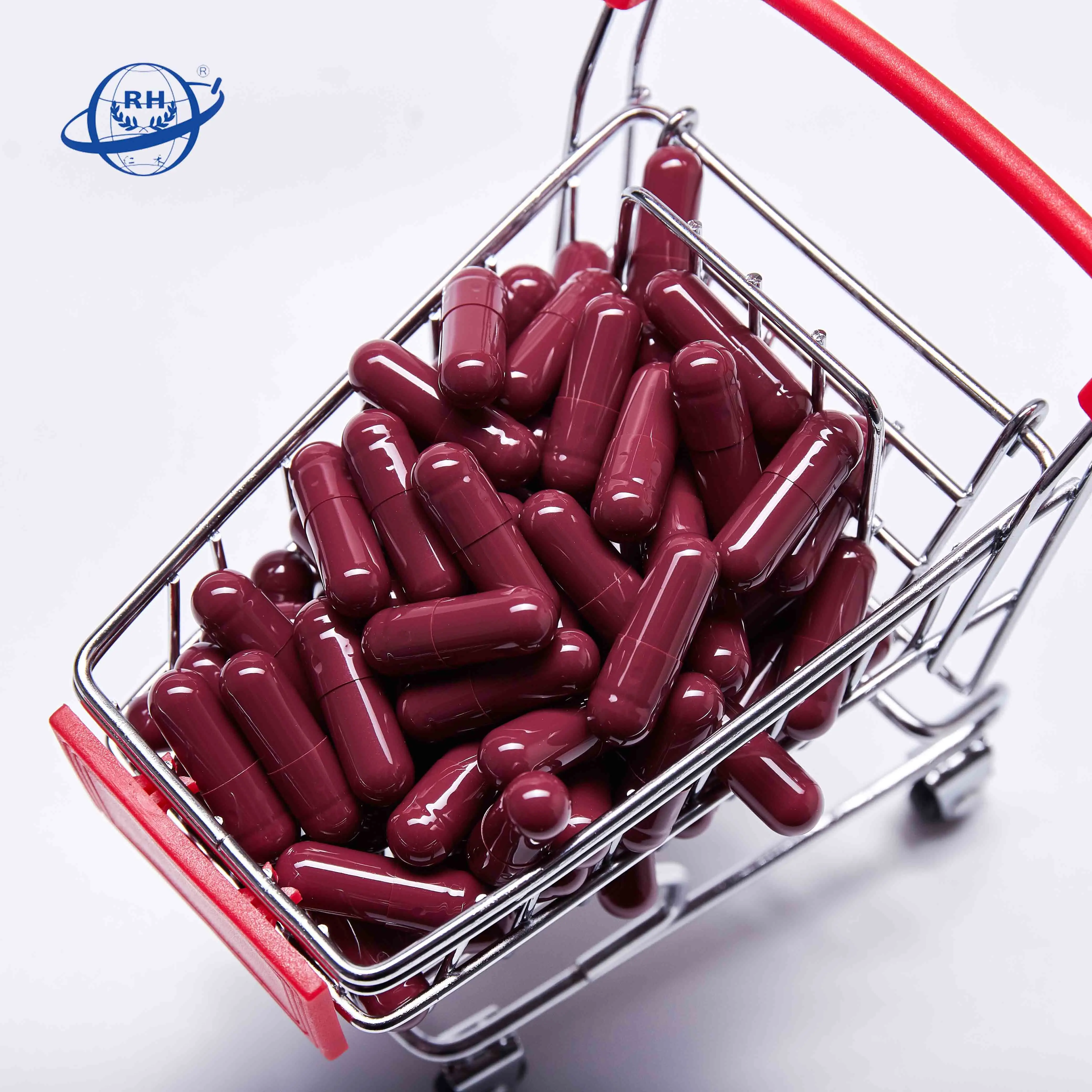 Высококачественное сырье Пустые твердые желатиновые капсулы Размер 2 Размер 00 поставщик напечатанные капсулы