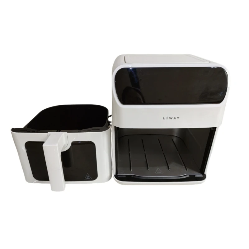 1500W Visible Window Larger Capacity Fritadeira Halogen Blue Toaster Plastic White Baking Cooking air Fryer