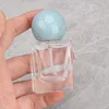 Transparent Bottle+ Blue Cap