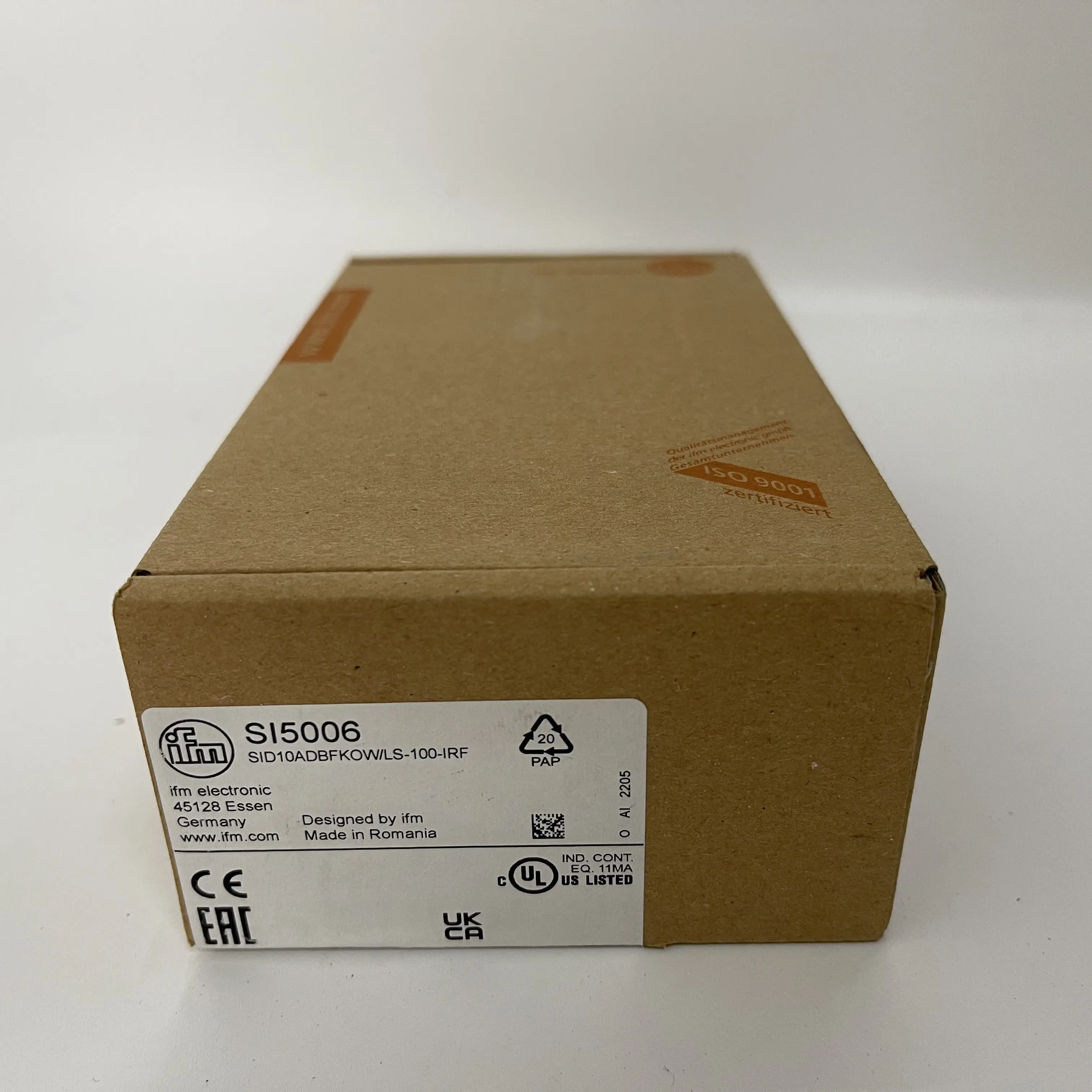 ifm Sensor SI5006 SID10ADBFKOW/LS-100-IRF 
