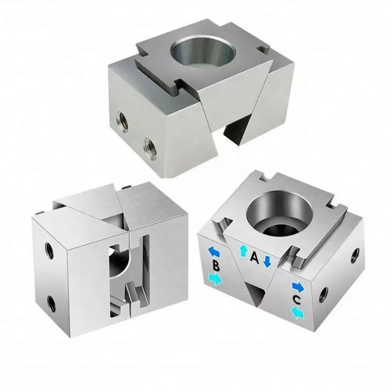 Tebak Smooth Jaws MINI OK Wedge Clamps M6 8 10 12 Precision Modular Single Vise for CNC Industrial Machining