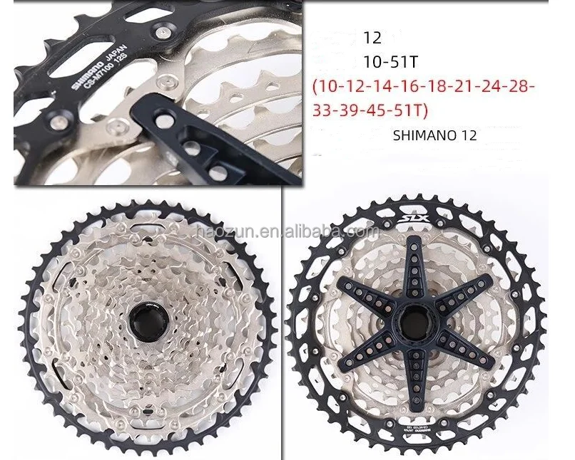 Shimano M7100 Derailleur 12/24 Speed Bike Shifter Derailleur Sets In