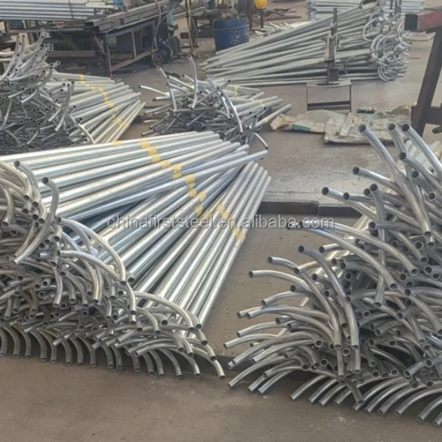 Ss400 Galvanized Steel Structure Prefabricated Greenhouse Steel Structure Tube Pipe