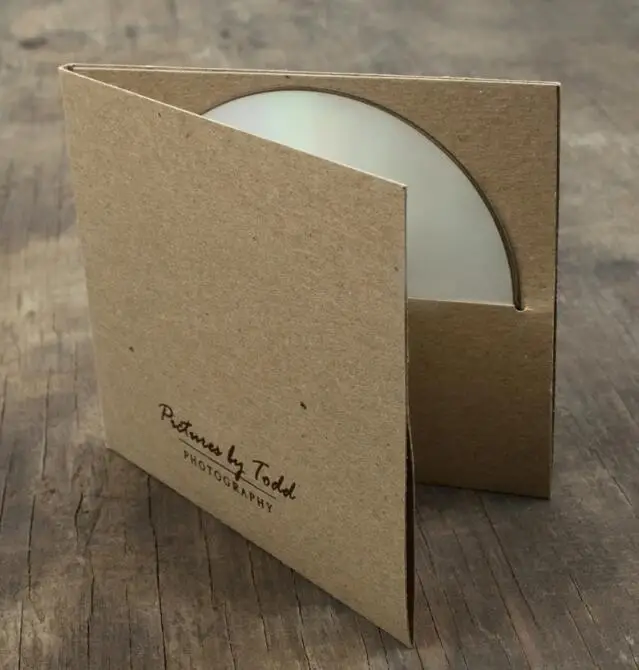 card cd sleeves Custom Kraft Sleeves: Personalized Wedding Favors Reseal tape is on the body of the bag. Card Sleeve CD Printing, Duplication,