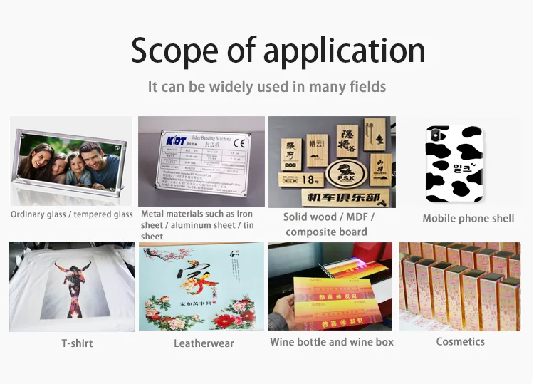 Multifunction 3 Head Cmyk W Varnish A1 A2 Digital Inkjet Led Flatbed