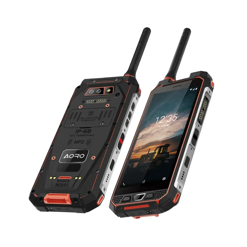 Dual Sim Touch Screen Wifi Gsm Atex Vhf Digital Radio Phone Two Way Dmr Talki Walki Telefones