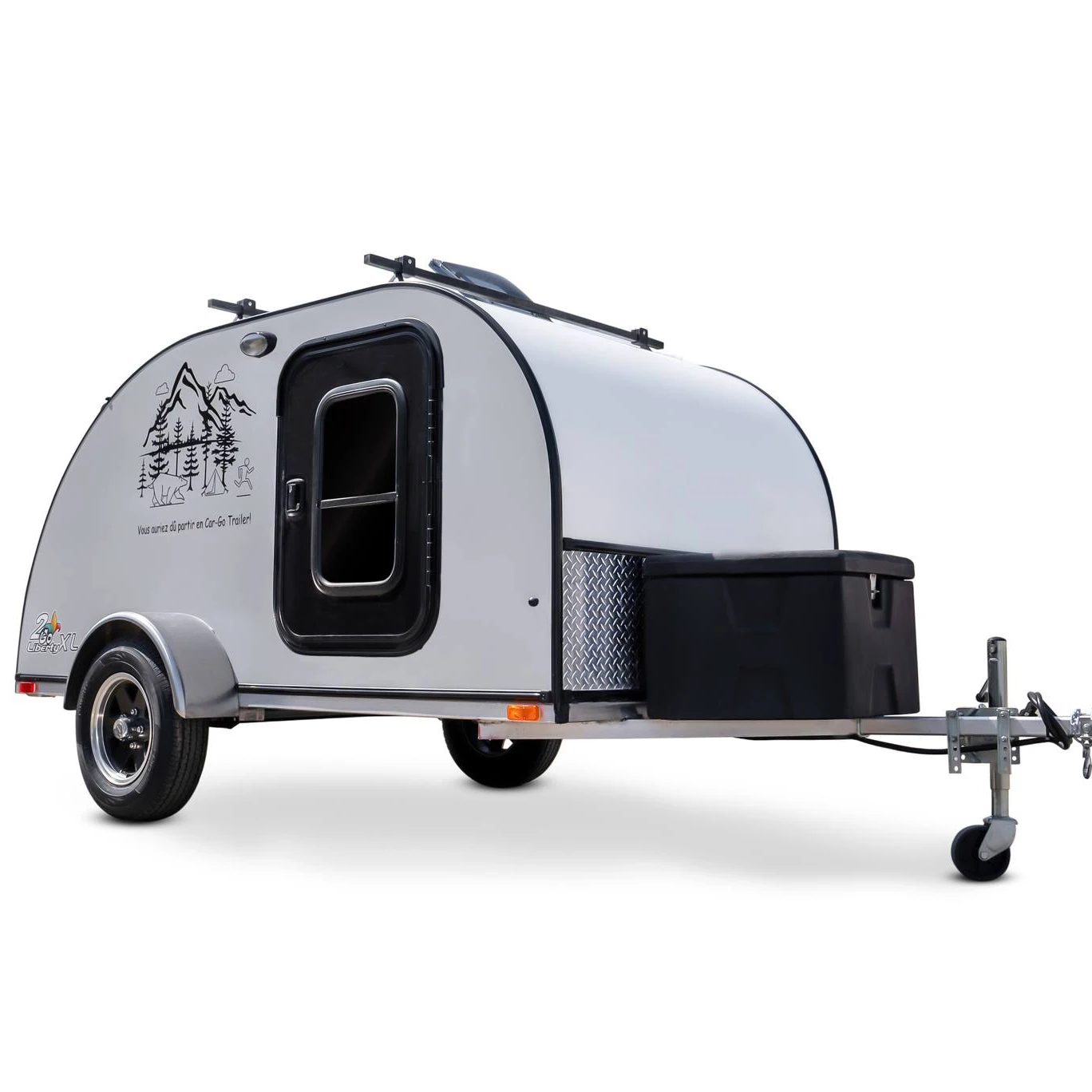 Allroad OEM ODM Custom Small Teardrop Camping Caravan Travel Trailers Great Price Mini Tear Drop Camper Trailer for Offroad Sale