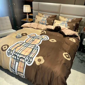 Manufacturers Supply Bedding Sets Bedroom Quilts Silk Washed Cotton Sets Printed Quilt Sets