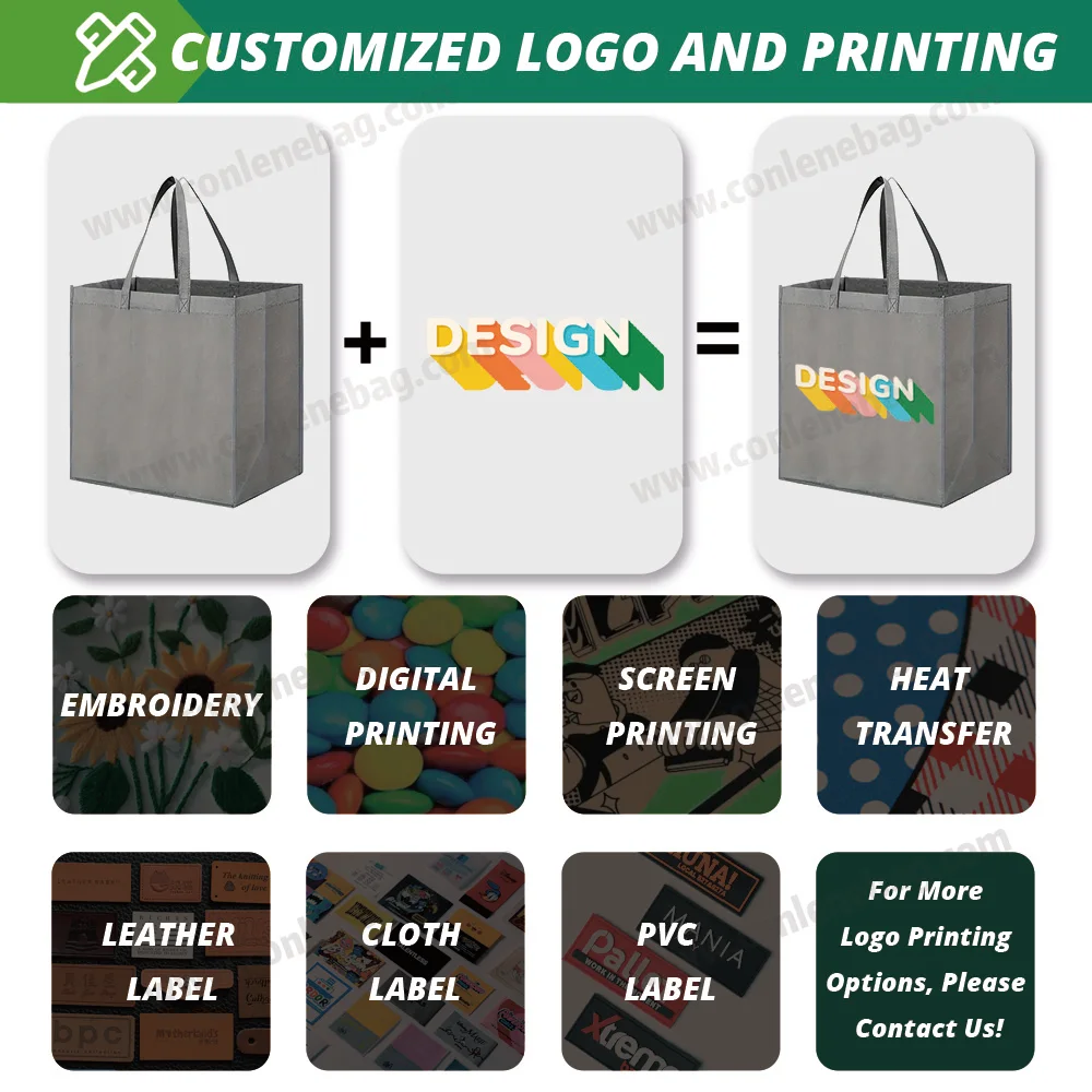 Wholesale Non Woven Tote Bag Promotion Grocery Shopping Bag Reusable Non Woven Packaging Bags