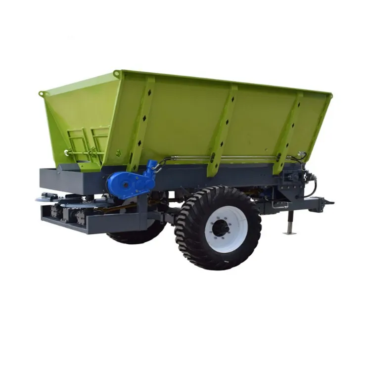 Large agricultural tractor fertilizer applicator