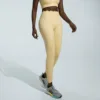Yellow Scallop Waist Pants
