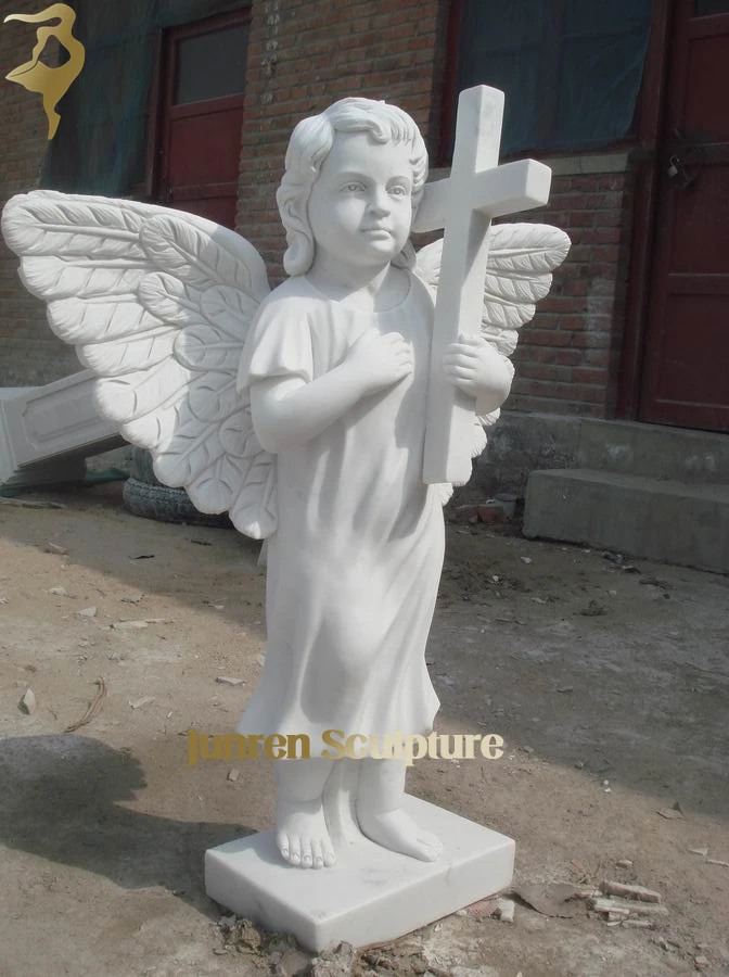 Cemetery Marble Baby Angel Headstones for Baby Graves