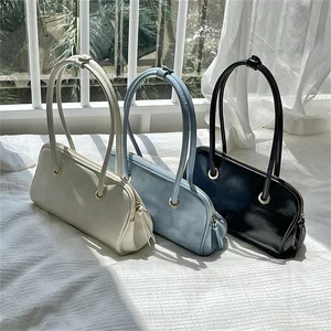 Custom logo Korean Edition Ladies Bag Fashion Trend Handbag Elegant Temperament Shoulder Bag Simple Texture Armpit Bags