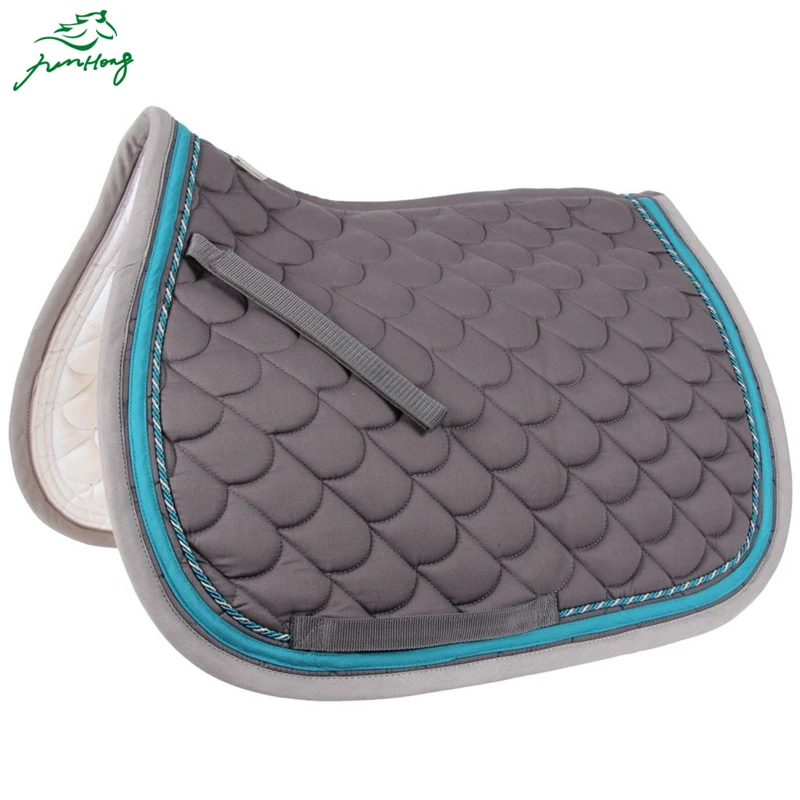 Equine GP Saddle Pad Cloth Quilted Sophisticated Drill Horse Riding Equiptement 