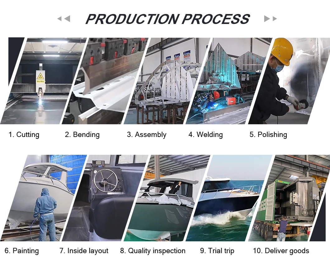 21ft 6.5m Aluminium Cabin Cruiser Yacht Speed Boat Sail Fishing Boat for Sale