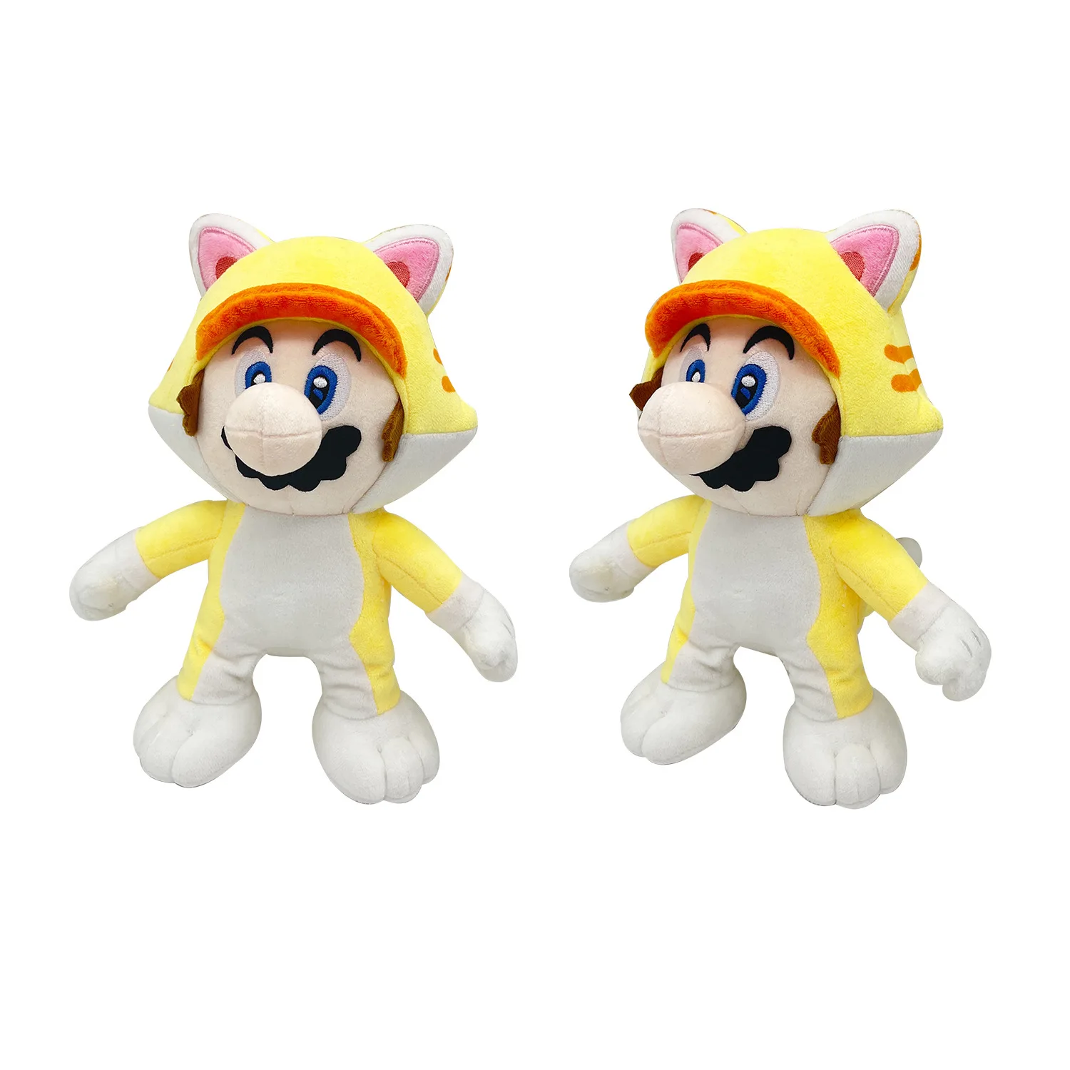 High Quality Cat Super Mario Miner Plush Toys Funny Elephant Mario With ...