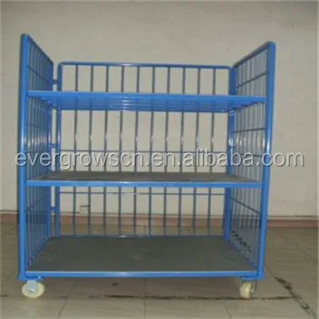 Ролл-контейнеры стиляги проволока передвижная ячейка для хранения