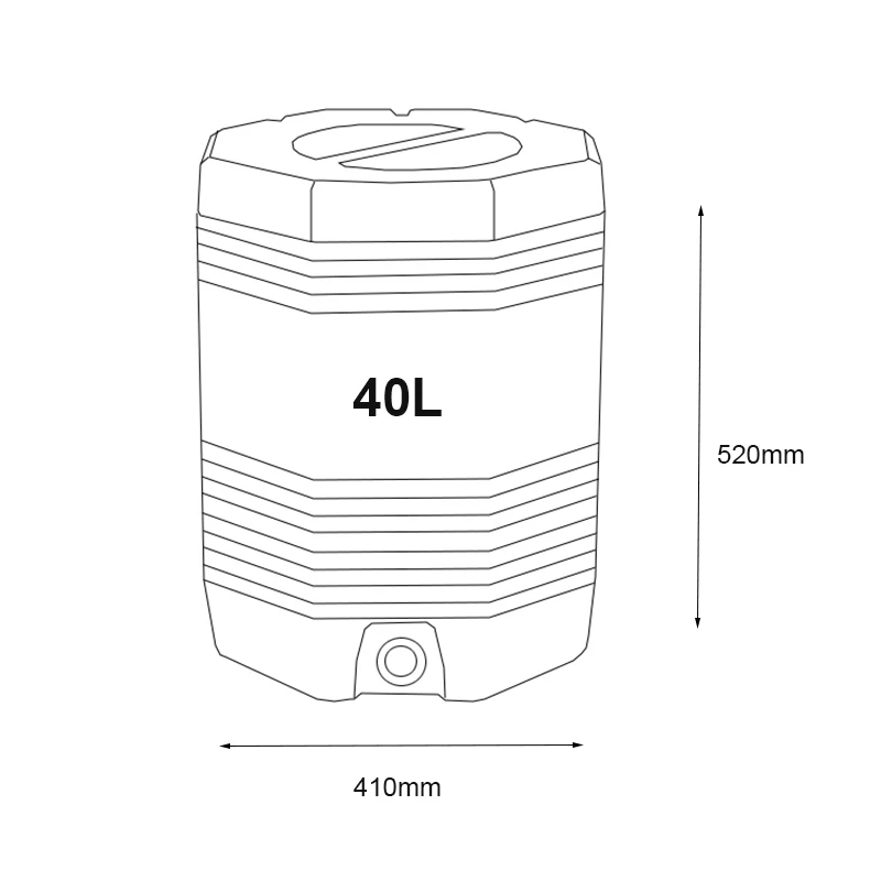 9l And 40l Plastic Polyurethane Insulated Beer Water Cooler Jug Set