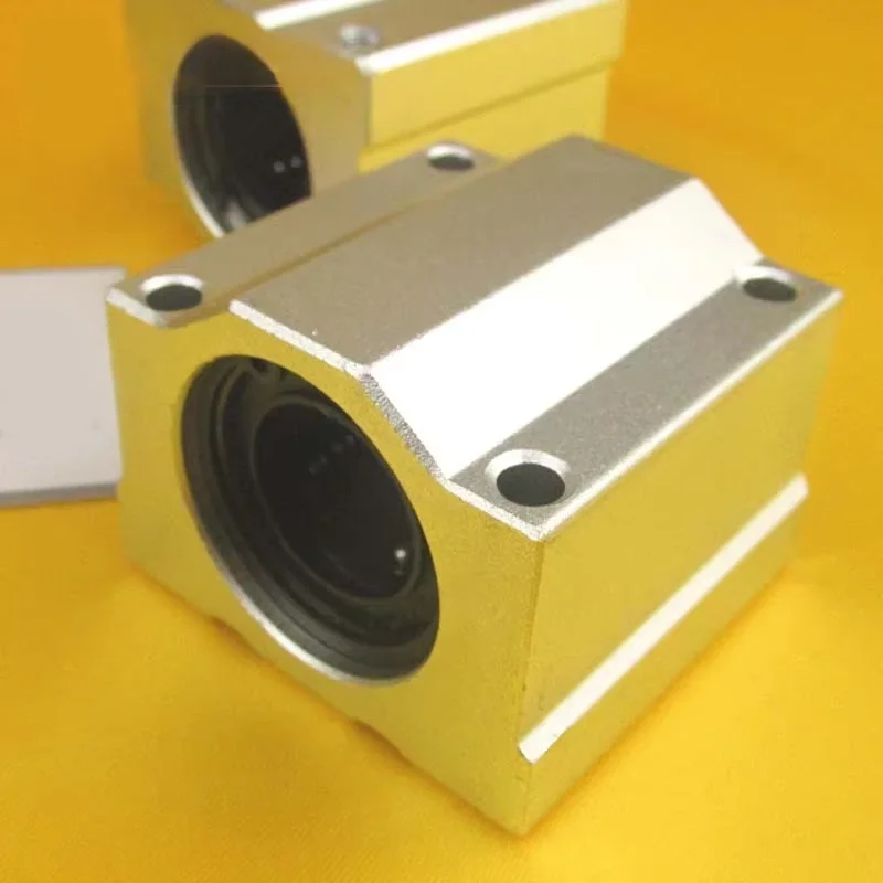 Linear Sliding Bearing Aluminum + Bearing Steel SCS 8 10 12 16 20 25 30 35 40 50 60 UU Optical Axis HDBRG-20