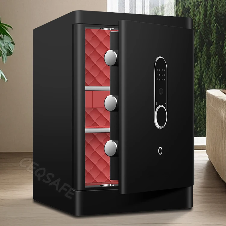 CEQSAFE High Quality Modern Anti-Theft Alarm Wall Mounted TUYA APP WIFI Fingerprint Password Safe Customizable for Office