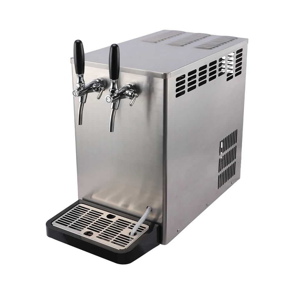 2 Tap Table Beer Kegerator Machine Countertop Beer Cooler Dispenser Buy Beer Cooler Dispenser