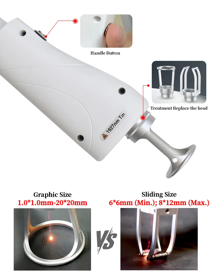 Vertical 12.1-Inch Touch LED Thulium Laser Mask ABS 1927nm Home Care Stimulates Collagen Regeneration Removes Fine Lines