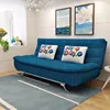 Deep blue cotton-linen