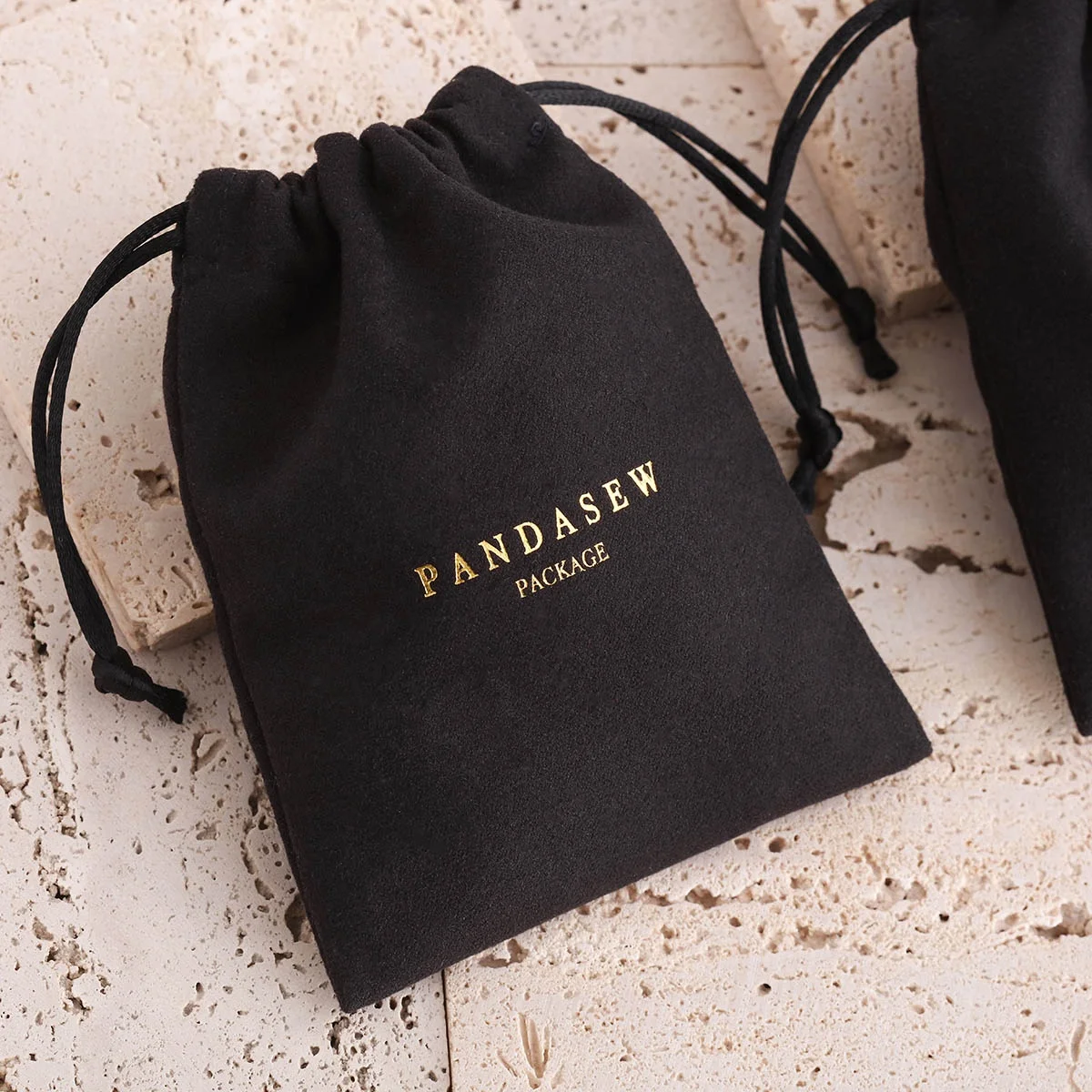 Pandasew Jewelry Pouches - Customizable Luxury Drawstring Bags