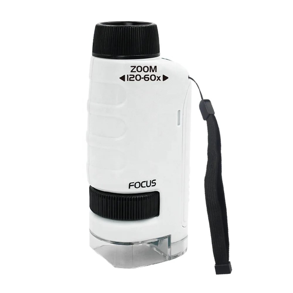 SD225 Mini Handheld Microscope Toy 60x-120x - Portable Kids Pocket