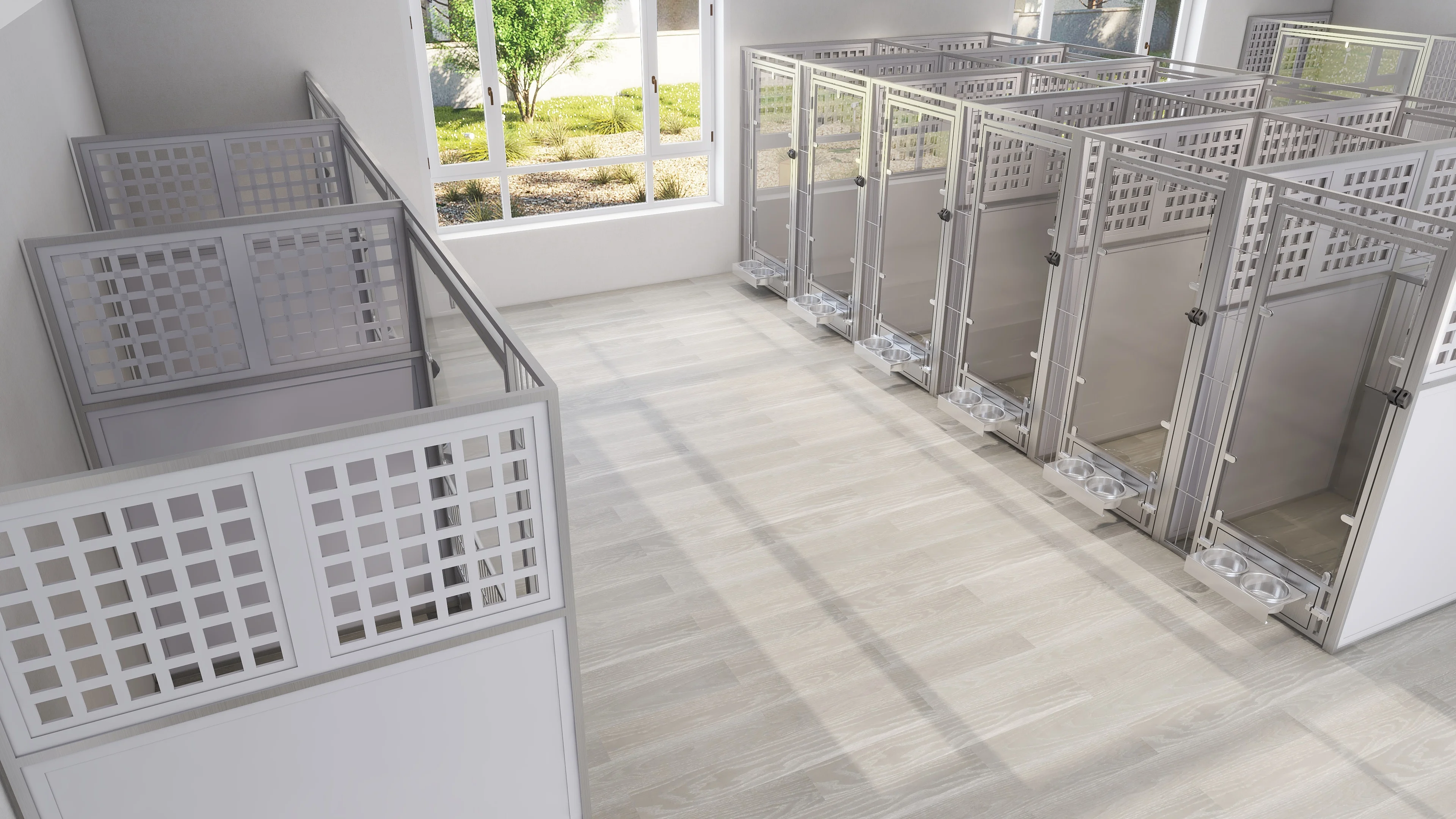 Easy Disassemble Heavy Duty Enclosure Dog Crate Pet Run Kennel