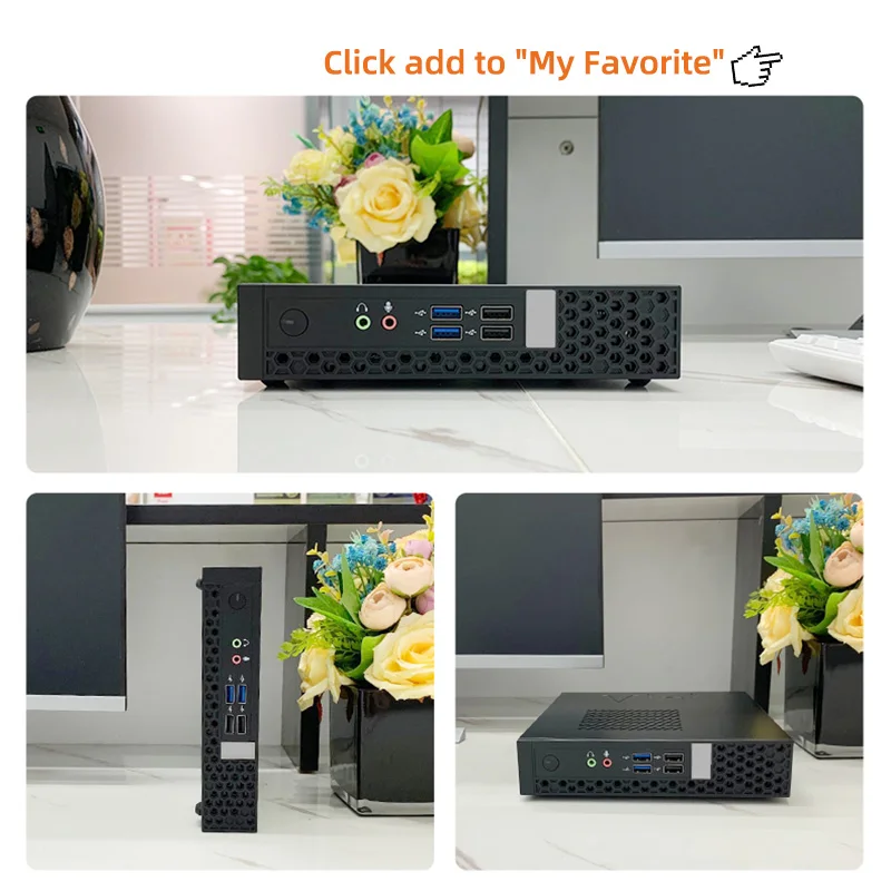 Intel Celeron N5095 Mini Pc Type-C Win11 Itx Gaming Micro Computer N5095 Cpu Linux Office Ultra Small Desktop PC