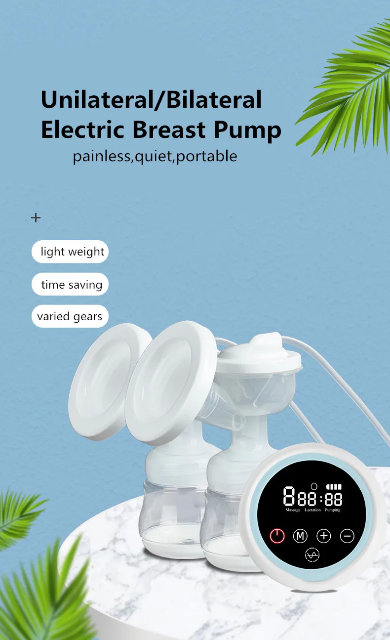 Quiet Pain Free Rechargeable Baby Breast Feeding Double Electric Breast Pump Buy Milk