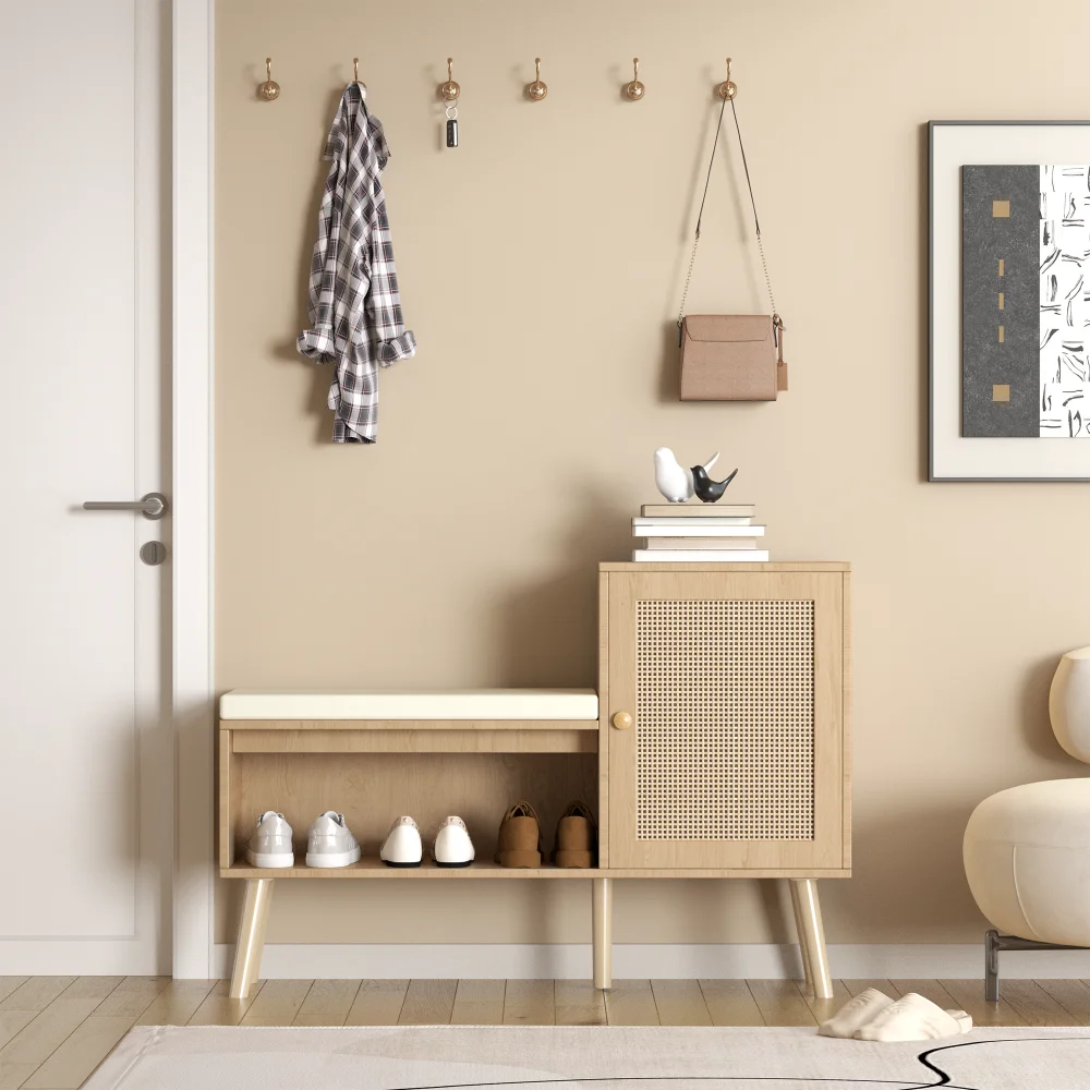Elvarenae Ravelle Shoe Storage Bench — product detail