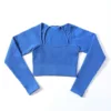 Manica lunga blu