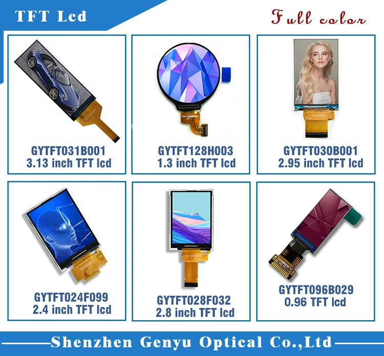 Custom Lcd Display Oem Panel Monochrome 16X2 Character 128X64 Graphic Cog Fstn 7 Segment Va I2C Touch Custom Lcd Screen