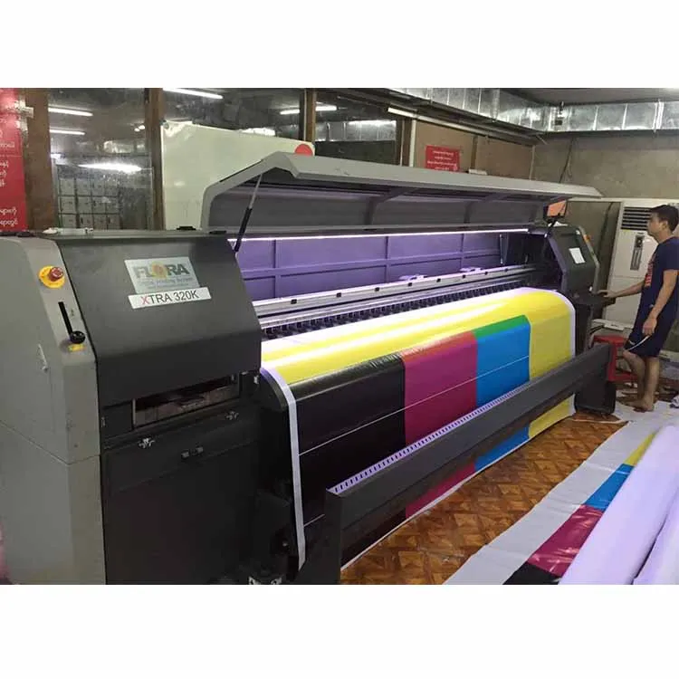 3.2M 5m Large Format Printing Machine Flora Printer With 4/8 KM512I Print Heads Solvent Printer Inkjet Printing Machine